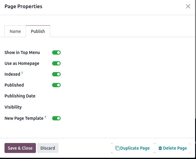 odoo18 web-page Template