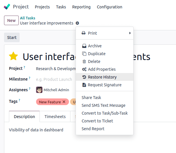 odoo18 Project